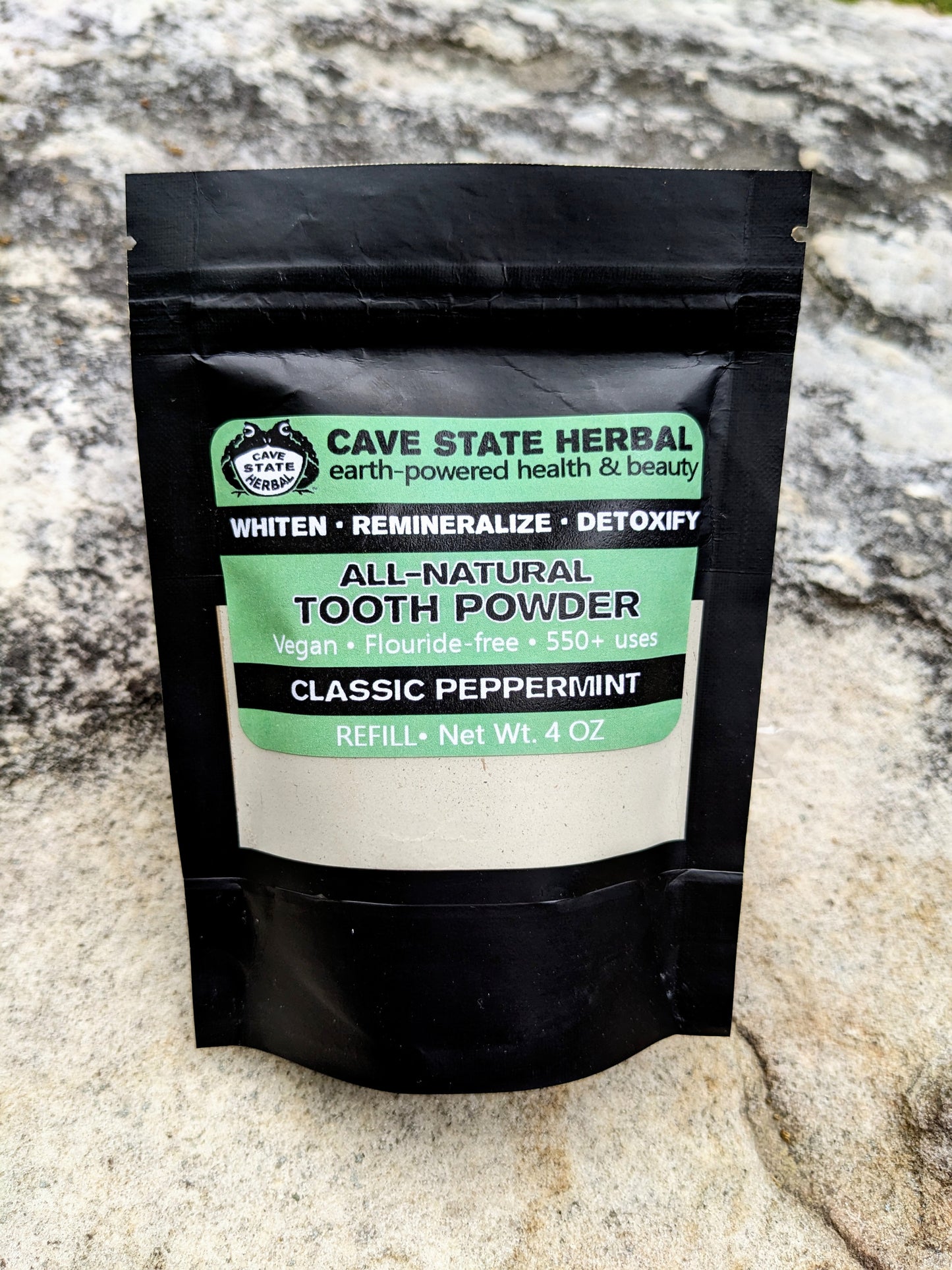 Refill - Natural Mineralizing Tooth Powder - Pick Your Flavor - 4 oz Pack