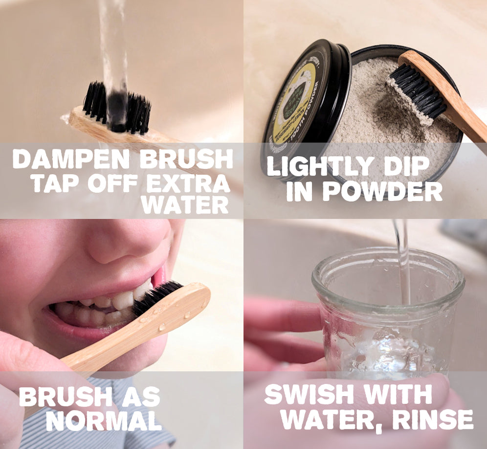 Natural Mineralizing Tooth Powder, Fresh Lime 4 oz / 9 Month Supply!