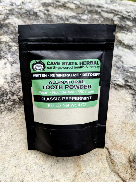 Refill - Natural Mineralizing Tooth Powder - Pick Your Flavor - 4 oz Pack