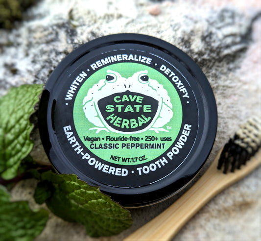 Natural Mineralizing Tooth Powder, Classic Peppermint 1.7 oz / 4 Month Supply